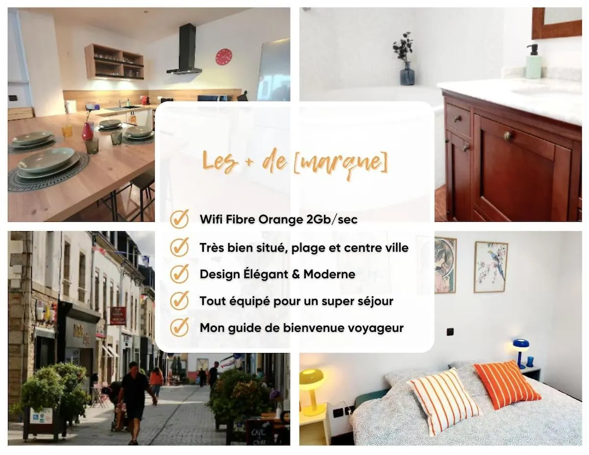 Nyaraló Maison Centre Ville Proche Plage Wifi Concarneau